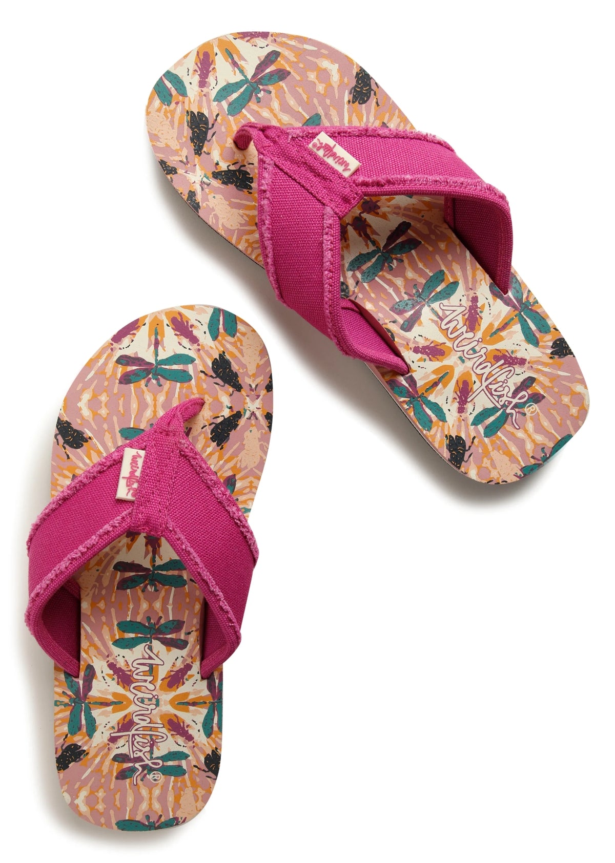 Pale pink hot sale flip flops