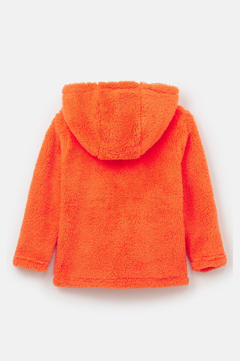 Back image of Orange spacecraft Hoodie 