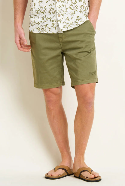 Brakeburn Mens Chino Shorts - Khaki