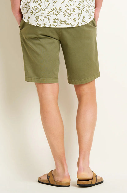 Brakeburn Mens Chino Shorts - Khaki