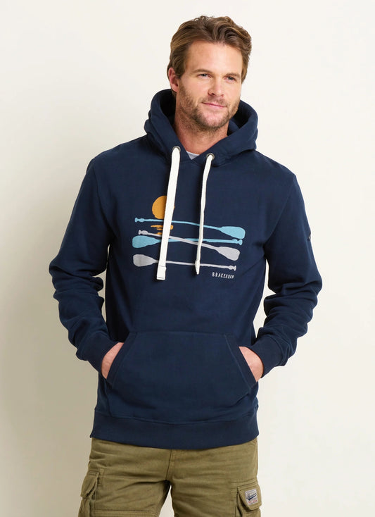 Brakeburn Mens Paddleboard Hoodie - Navy