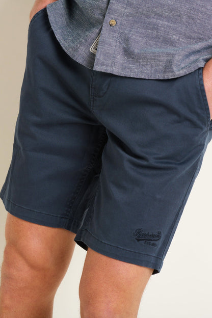 Brakeburn Mens Chino Shorts - Navy