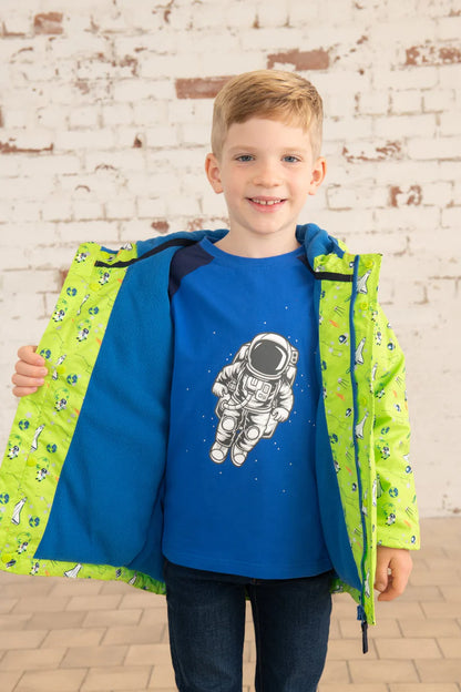 Lighthouse Kids Finlay Raincoat - Lime Space