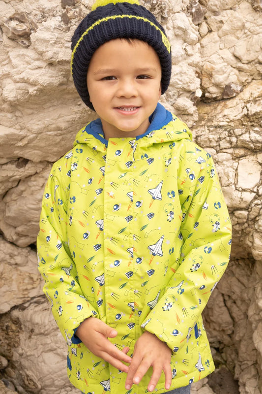 Lighthouse Kids Finlay Raincoat - Lime Space