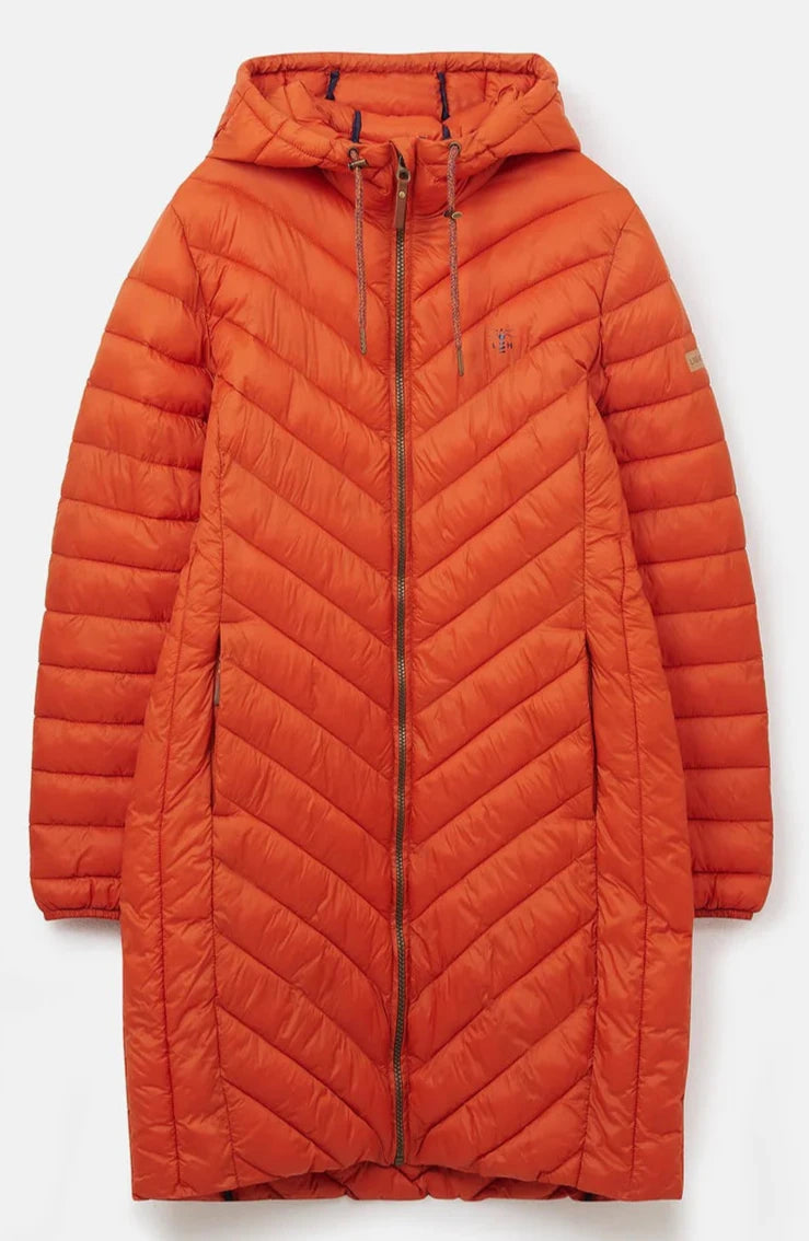 Lighthouse Womens Laurel Padded Hooded Coat - Burnt Orange