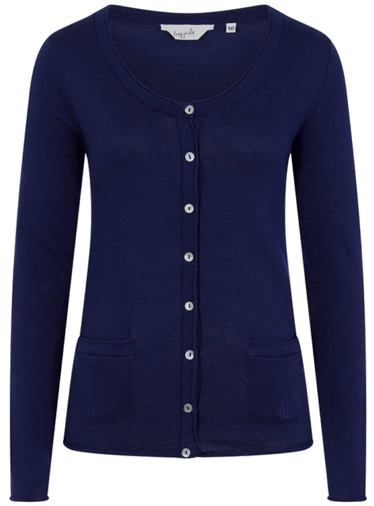 Lazy Jacks Womens LJ125 Cardigan - Marine Navy