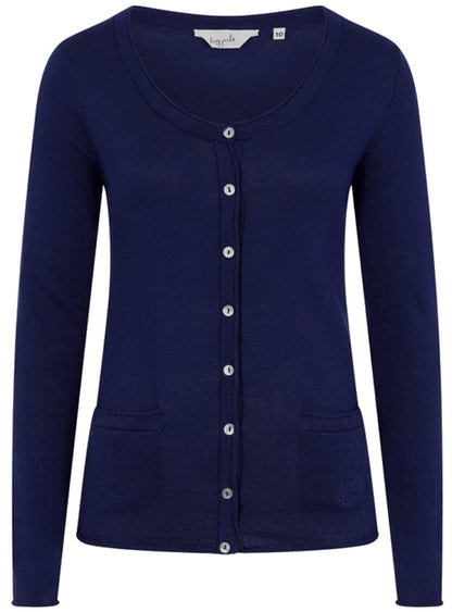 Lazy Jacks Womens LJ125 Cardigan - Marine Navy