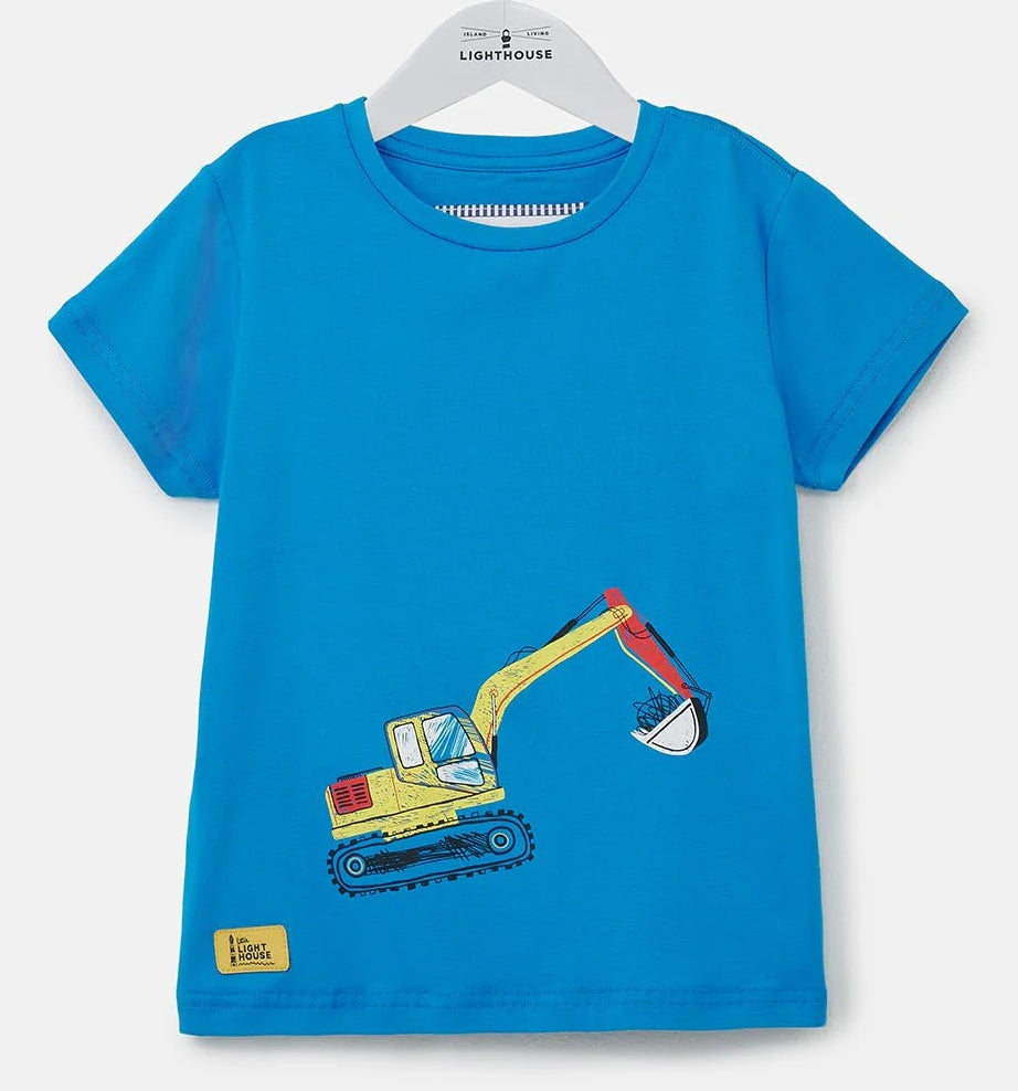 Short sleeve children's Oliver digger printed t-shirt from Lighthouse.