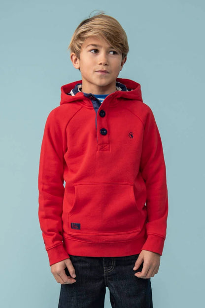 Lighthouse Kids Jack Hoodie - Pillar Box Solid