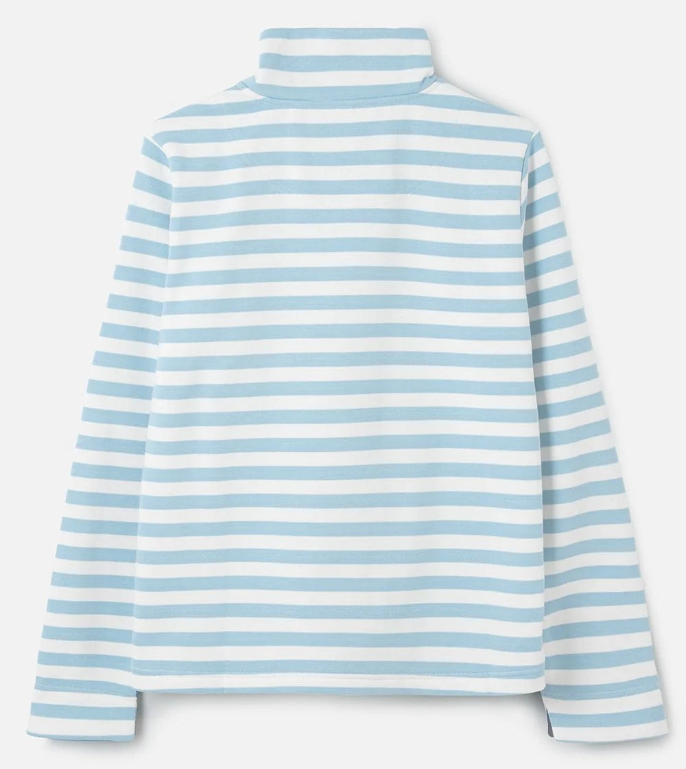 Lighthouse Womens Haven Jersey Sweatshirt Pale Blue Stripe