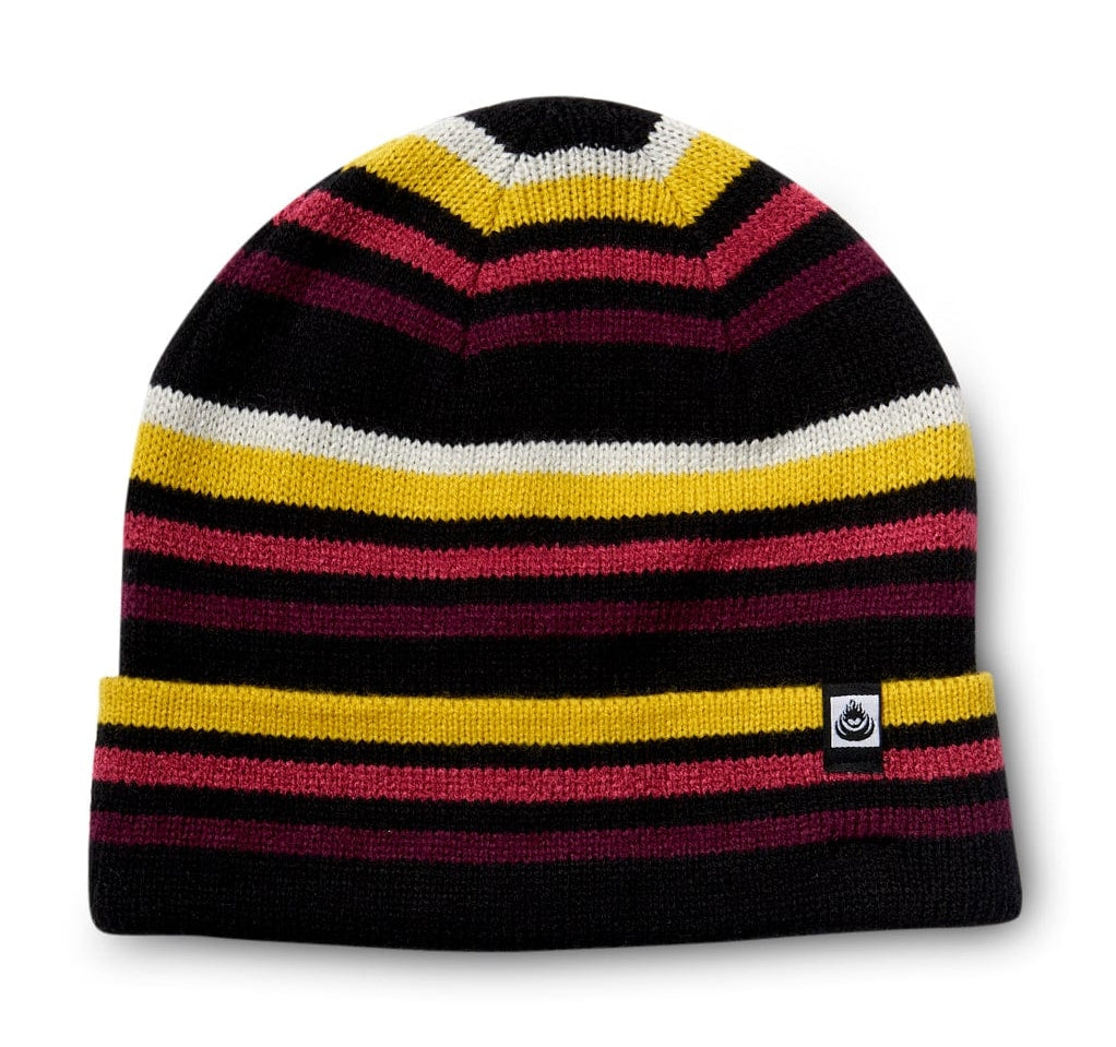 Saltrock Adults Ok Stripe Beanie - Black