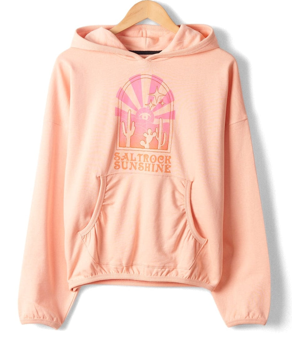 Saltrock Womens Sunshine Pop Hoodie - Peach