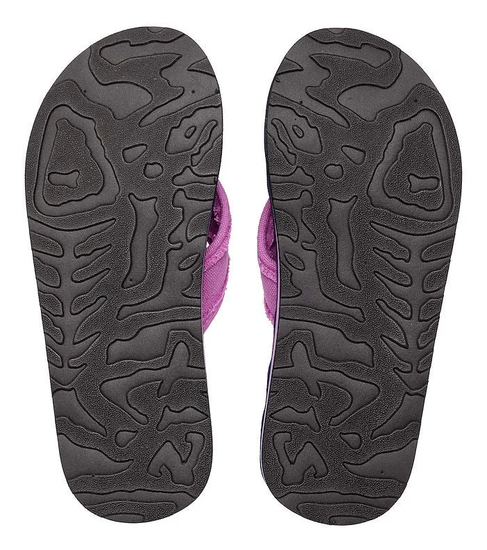 Weird Fish Womens Cayman Waffle Sole Flip Flops Navy Salt